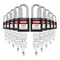 Lockout Tagout Locks Sets, 10 Black Lockout Tagout Safety Padlocks Keyed Different, 2 Keys Per Lock