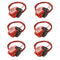 Lockout Tagout Cable Lock, 7.9ft Adjustable Steel Cable Lock with Vinyl Coating for Loto OSHA Compliant,6 Pack, U06