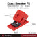 Circuit Breaker Lockout, 6 Pack Breaker Lockout Device, 120/277 Volt Medium, Clamp-on Electrical Single Pole Breaker Lock, OSHA Compliant