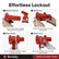 Ball Valve Lockout, Adjustable Ball Valve Lockout Device for 1/2" to 2-1/2" Diameter Outside Pipe,Small Outdoor Faucet Lock, Water Spigot Lock, 2 Pack, 3001