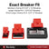 Circuit Breaker Lockout Device, 9 Pack, Clamp-on Electrical Single Pole Breaker Lock Out Device, Lockout Tagout Kit Suit for 120/277 Volt and 480/600 Volt, OSHA Compliant, 4011+4012+4013
