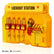 Lockout Tagout Station with Loto Devices - 5 Safety Padlocks, 2 Hasps, 25 Lockout Tags, 25 Nylon Ties, Lockout Tagout Kit Board for OSHA Compliance, 7052