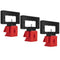Circuit Breaker Lockout, 3 Pack, 480/600 Volt Extra Large, Red Breaker Box Lock, 4013