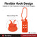 Lock Out Tag Out Hasp, 6 Pack Lockout Hasps, Nylon Padlock Hasp with 6 Holes Interlock, Tamper-Proof and Impact-Resistant Loto Hasps
