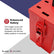 Lockout Tagout Group Lock Box,Portable Red Loto Group Box with 12 Locking Holes,Big Premium Lock Box for OSHA Compliant Group Loto Procedures,8001
