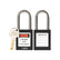 5 Black Lockout Tagout Locks,Keyed Alike,OSHA Compliant Safety Padlocks for Loto Kits and Devices