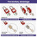 Lockout Tagout Kit with Red Safety Padlocks, Hasps Set, Loto Tags, Electrical Lock Out Tag Out Kits, Keyed Different, 2 Keys Per Locks, 7162