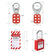 Lockout Tagout Station with Loto Devices - 5 Safety Padlocks, 2 Hasps, 25 Lockout Tags, 25 Nylon Ties, Lockout Tagout Kit Board for OSHA Compliance, 7052