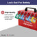 Lockout Tagout Group Lock Box,Portable Red Loto Group Box with 12 Locking Holes,Big Premium Lock Box for OSHA Compliant Group Loto Procedures,8001