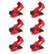 Circuit Breaker Lockout, 6 Pack Breaker Lockout Device, 120/277 Volt Medium, Clamp-on Electrical Single Pole Breaker Lock, OSHA Compliant