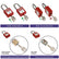 Lockout Tagout Station with Loto Devices - 5 Safety Padlocks, 2 Hasps, 25 Lockout Tags, 25 Nylon Ties, Lockout Tagout Kit Board for OSHA Compliance, 7052