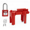 Ball Valve Lockout, Adjustable Ball Valve Lockout Device for 1/2" to 2-1/2" Diameter Outside Pipe,Small Outdoor Faucet Lock, Water Spigot Lock, 2 Pack, 3001
