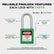 Lockout Tagout Locks Sets, 10 Green Lockout Tagout Safety Padlocks Keyed Different, 2 Keys Per Lock