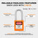 Safety Padlock Set, Lockout Tagout Locks, 6 Pcs Orange Keyed Different Locks, 2 Keys per Lock, for Lock Out Tag Out Stations and Devices