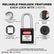 Lockout Tagout Locks Sets, 10 Black Lockout Tagout Safety Padlocks Keyed Different, 2 Keys Per Lock