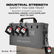 Lockout Tagout Locks Sets, 10 Black Lockout Tagout Safety Padlocks Keyed Different, 2 Keys Per Lock