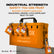 Safety Padlock Set, Lockout Tagout Locks, 6 Pcs Orange Keyed Different Locks, 2 Keys per Lock, for Lock Out Tag Out Stations and Devices