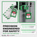 Lockout Tagout Locks Sets, 10 Green Lockout Tagout Safety Padlocks Keyed Different, 2 Keys Per Lock