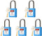 5 Green Lockout Tagout Locks,Keyed Alike,OSHA Compliant Safety Padlocks for Loto Kits and Stations