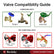 Outdoor Faucet Lock with Safety Padlock, 1set, ABS Plastic Red Secure Lock Device for Hose Bib/Hose Spigot/Propane Tank, Gate Valve Lockout for 1 to 2-3/4 in Dia Valve Handles, 3011＋1001