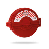 Gate Valve Lockout – ABS Plastic Red Secure Lock Device for 6-1/2 inch to 10 inch Diameter Valve Handles, Corrosion Resistance Durable Water Faucet Lock, 3014A